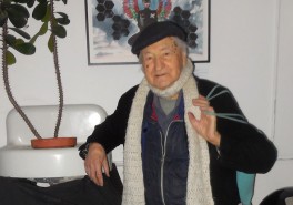 Jonas Mekas 2017 xii 28 by D James smaller cropped